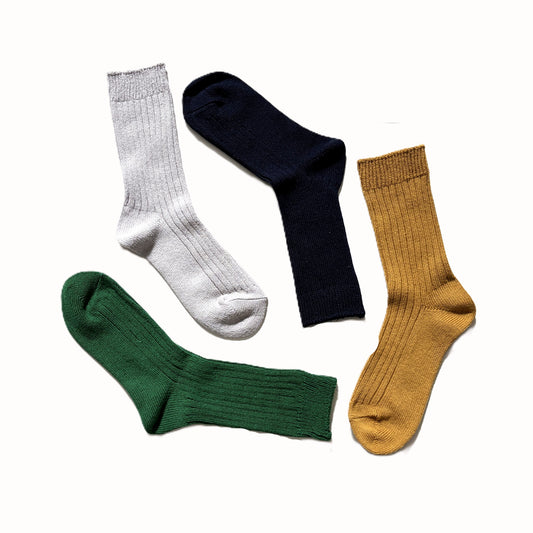 socks リブ柄