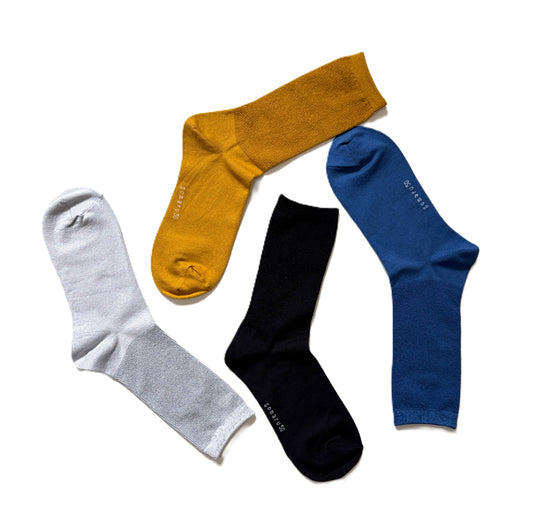 socks ハイゲージ細目リブ