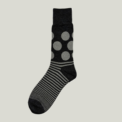socks ハイゲージドットボーダー